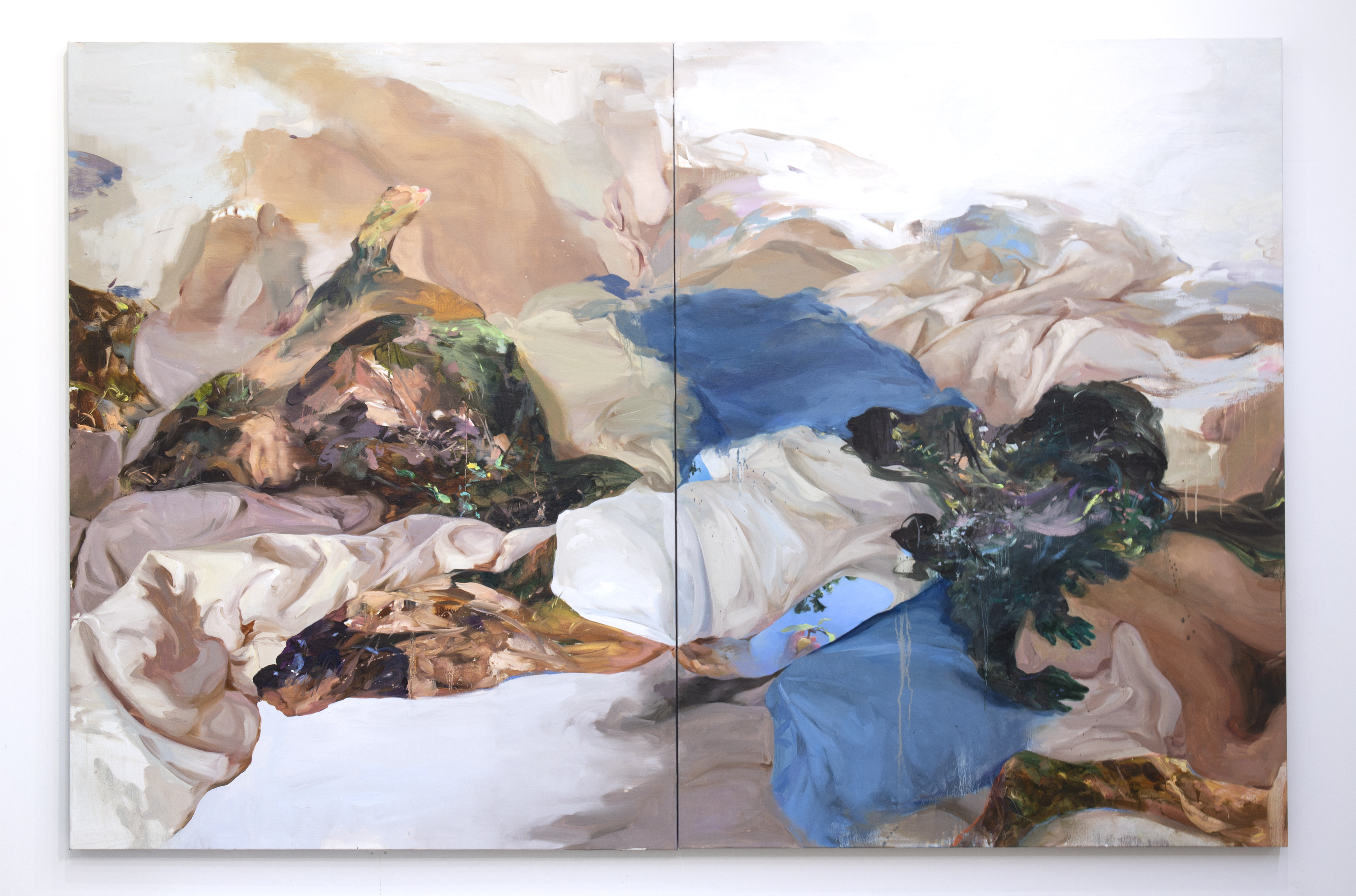Sardanapalus's Pillow Fight (Wall look) 160x240cm 2024 Peihang Benoit 